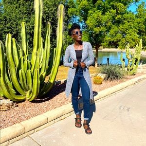 Heather Gray Sweater Duster